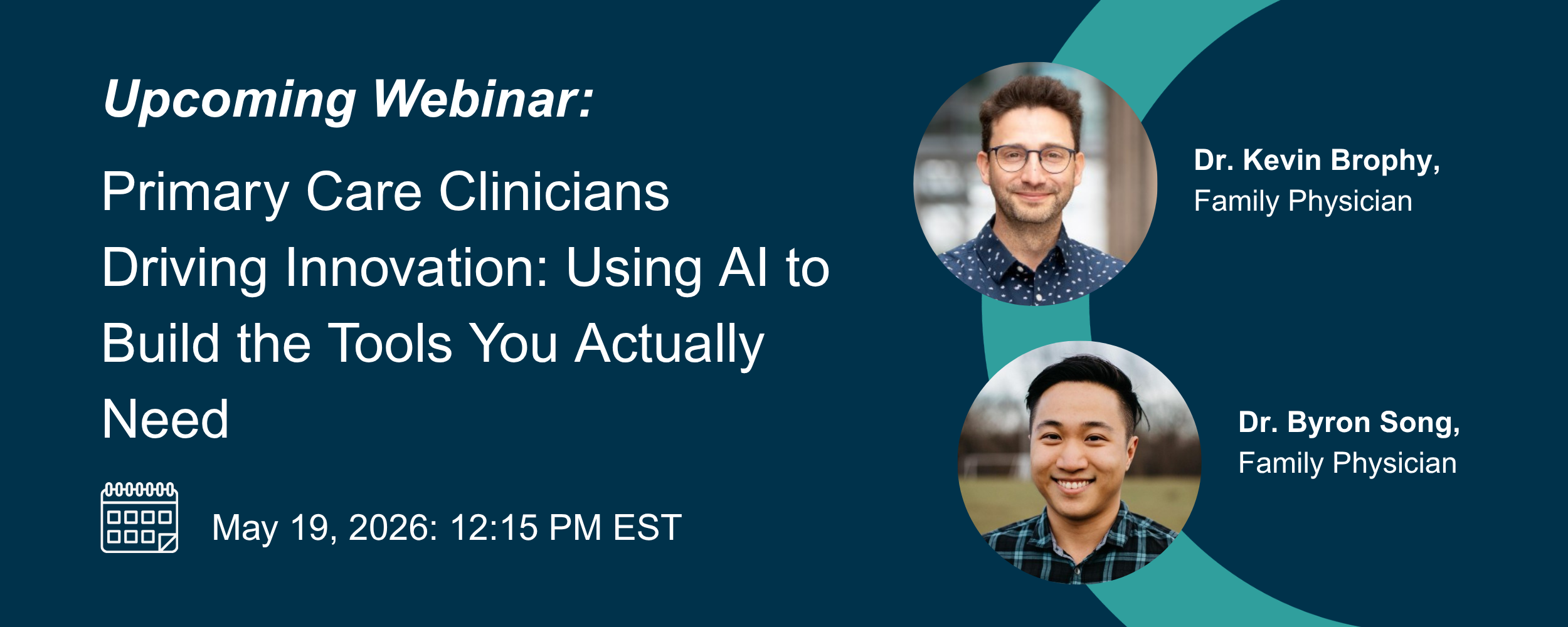 Join Our Upcoming Webinar: Primary Care Clinicians Driving Innovation Using AI